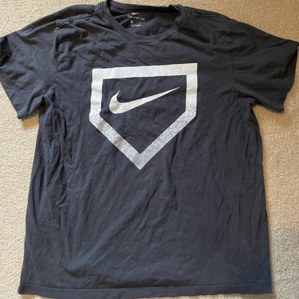 Baseball The Nike Tee Black T Shirt Mens Size XL